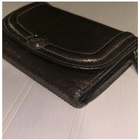 Coach Metallic Wallet Glitter Shiny Sparkle! Very Nice - Picture 5 of 6